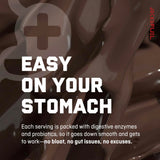 Enzymes digestives et probiotiques dans Jocko Fuel Mölk pour digestion fluide.
