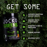 Probiotiques 9 milliards CFU par portion dans la Poudre Verdure Jocko Fuel.