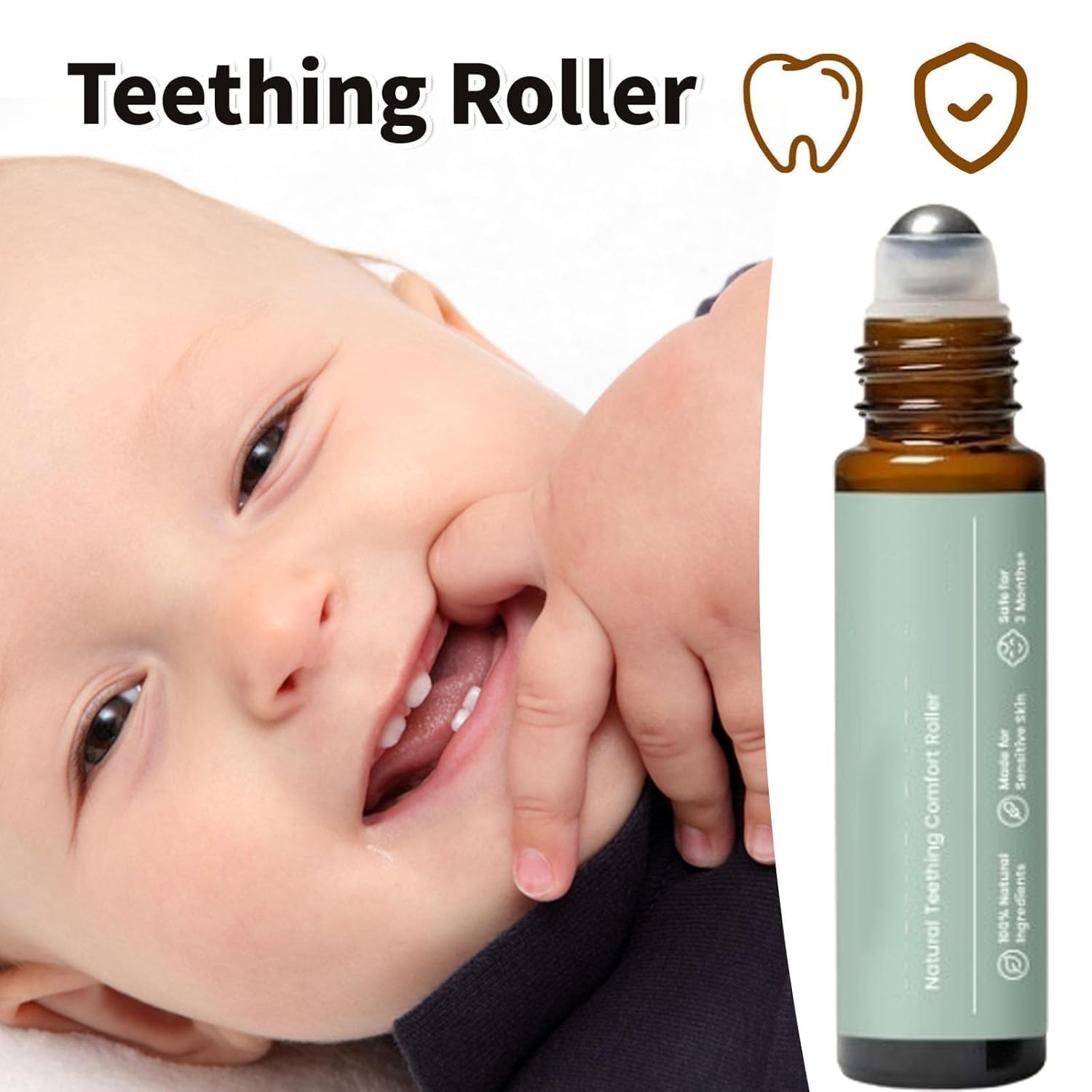 JOIEFIEX rouleau dentition bébé : absorption rapide