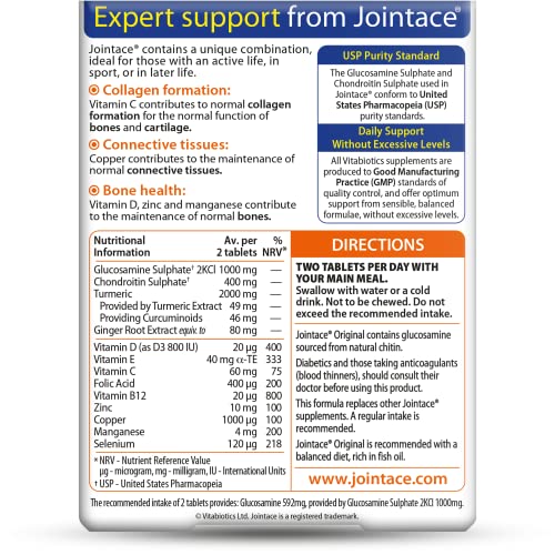 Jointace affiche la composition de 12 nutriments équilibrés