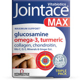 Jointace Max: boîte présentant 84 tablettes pour soutenir les articulations et le cartilage.