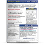 Jointace Max: étiquette détaillant vitamine D, zinc et manganèse pour le soutien global.