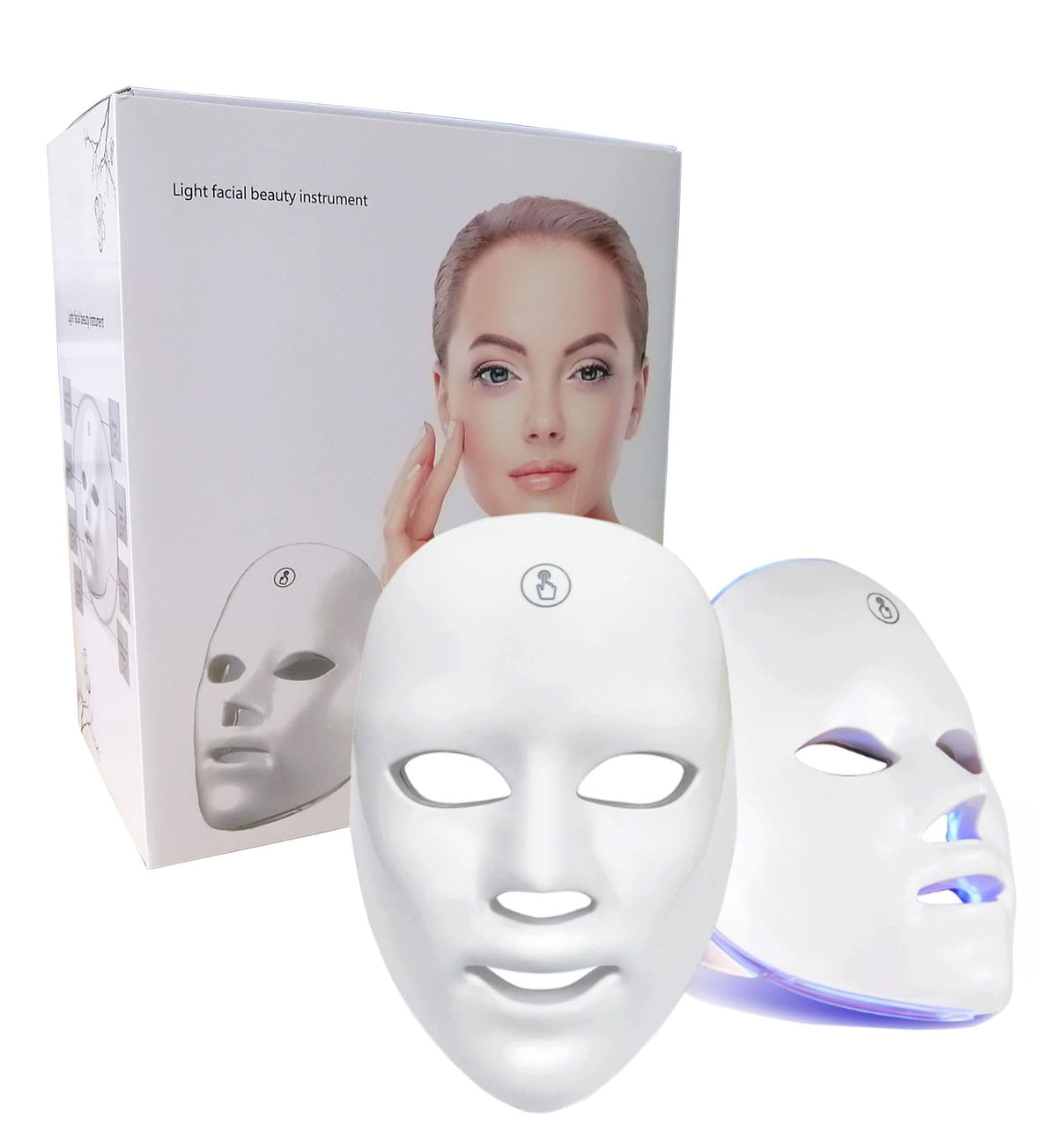 Jooley masque-visage 7 couleurs pour une routine beauté à domicile.