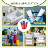 JoseHana dentifrice voyage mini condition usage jetable, pratique pour les distributions.