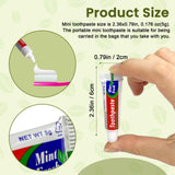 JoseHana dentifrice voyage mini ouverture simple, facile à dégainer en voyage.