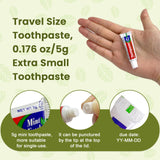 JoseHana dentifrice voyage mini scellage etanche, garde le produit frais entre utilisations.