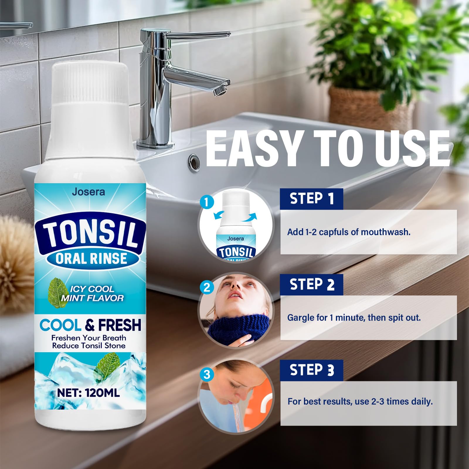 Josera bain de bouche usage quotidien trois fois par jour