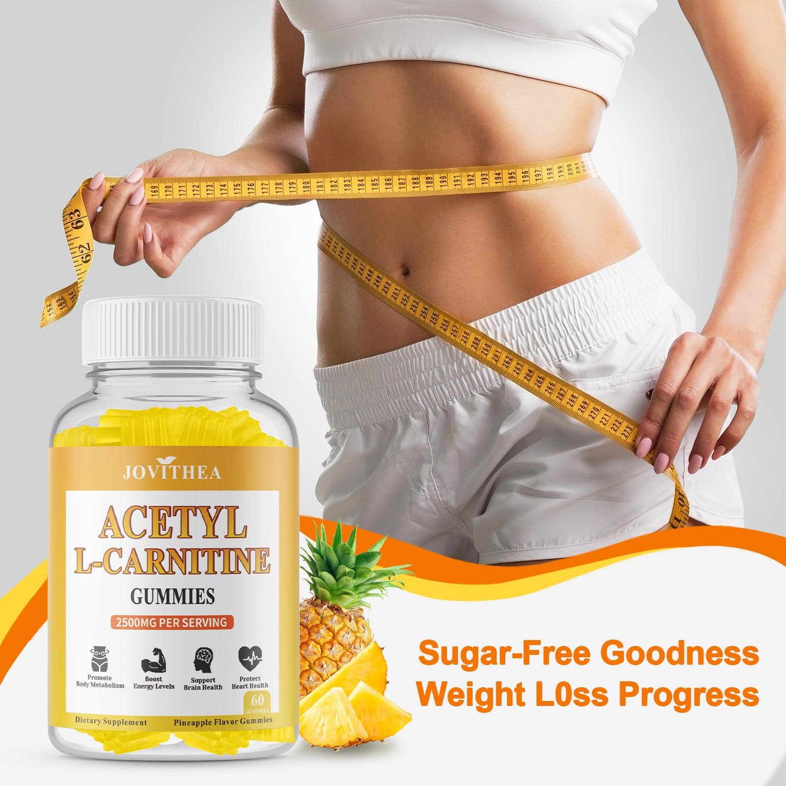 Gommes Jovithea Acetyl L-Carnitine adaptées à tous pour le focus.