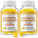 Gommes JOVITHEA magnésium-carbonate en bouteille pour digestion douce.