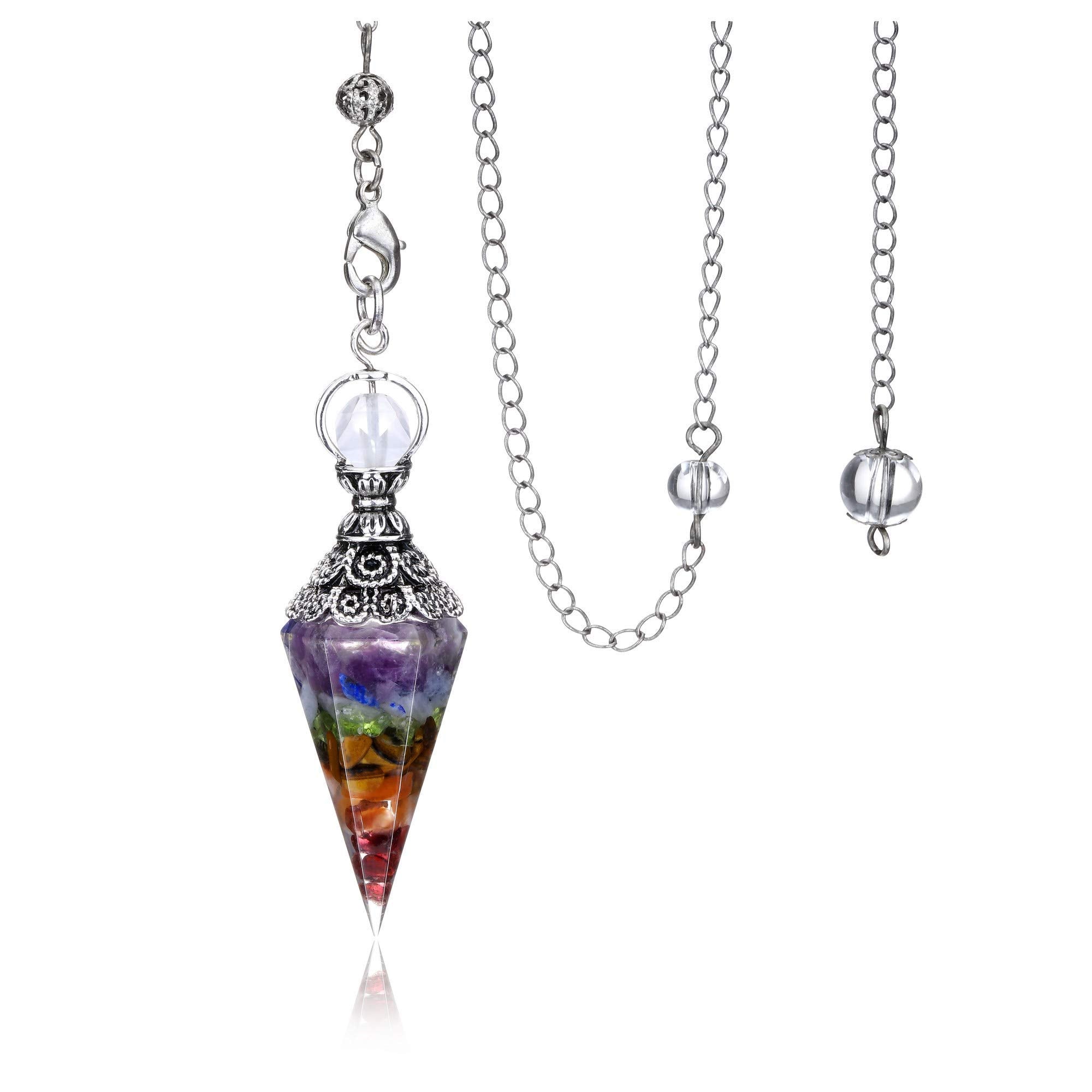 Pendule Jovivi cristal usage méditation et Reiki pour clarté
