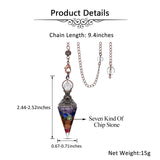 Jovivi pendule cristal peridot, énergie positive et focalisation pendant les exercices.