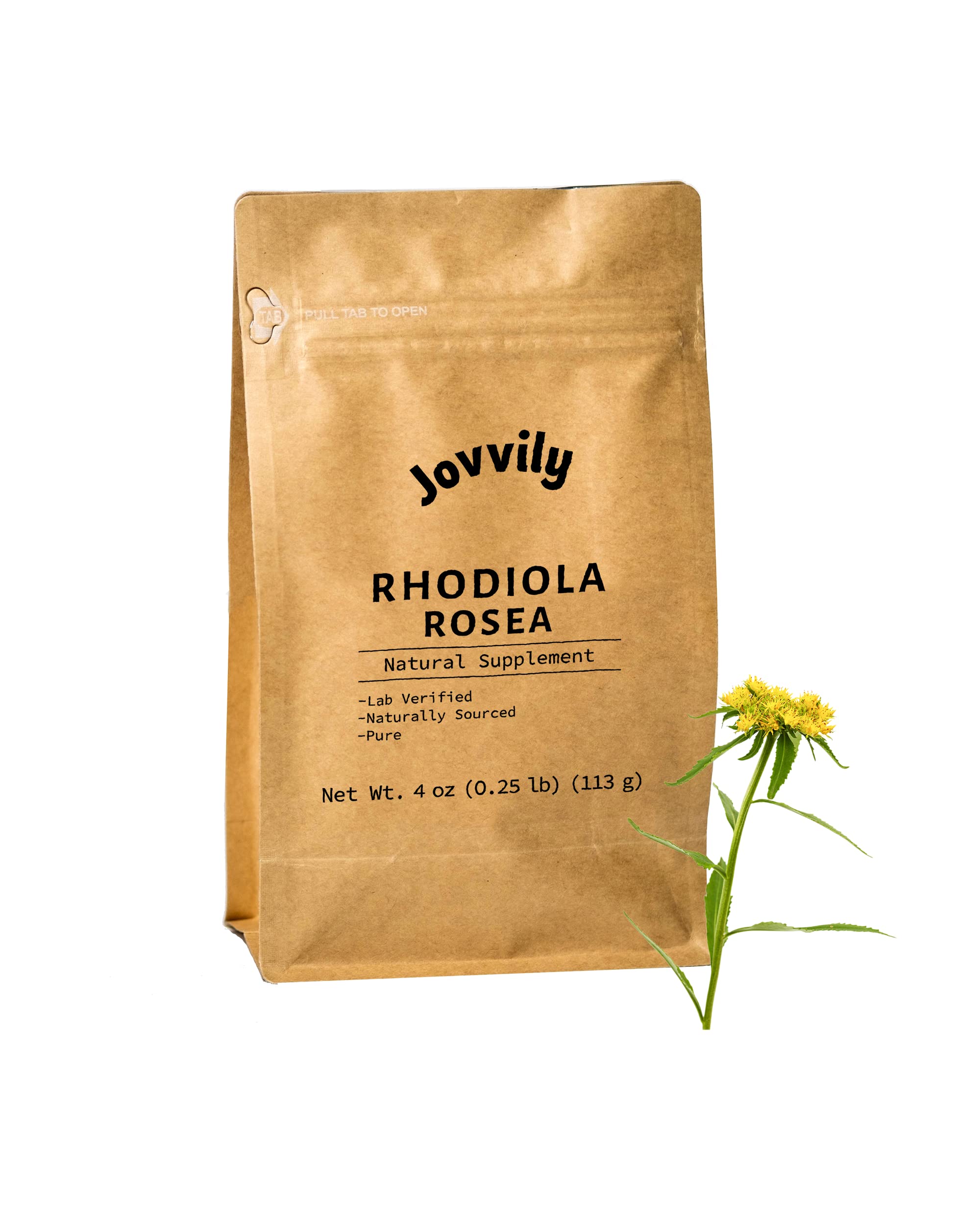 Jovvily Rhodiola Rosea en bouteille, source naturelle d énergie et de concentration