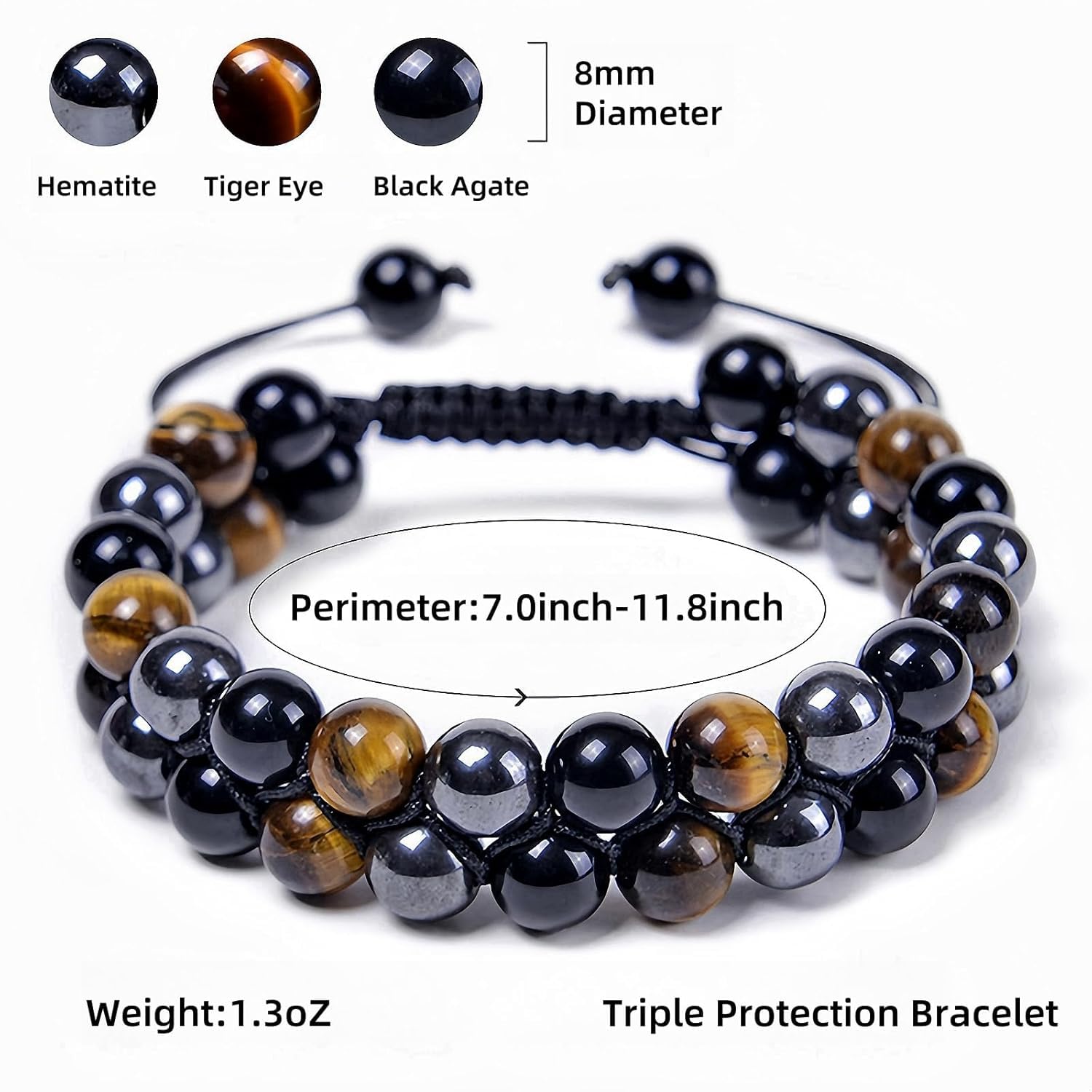 Joyandcelet bracelet élastique ajustable sur poignet, design léger et confortable