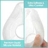 JoyHi AirFit F20 – silicone premium pour durabilité accrue du coussin.