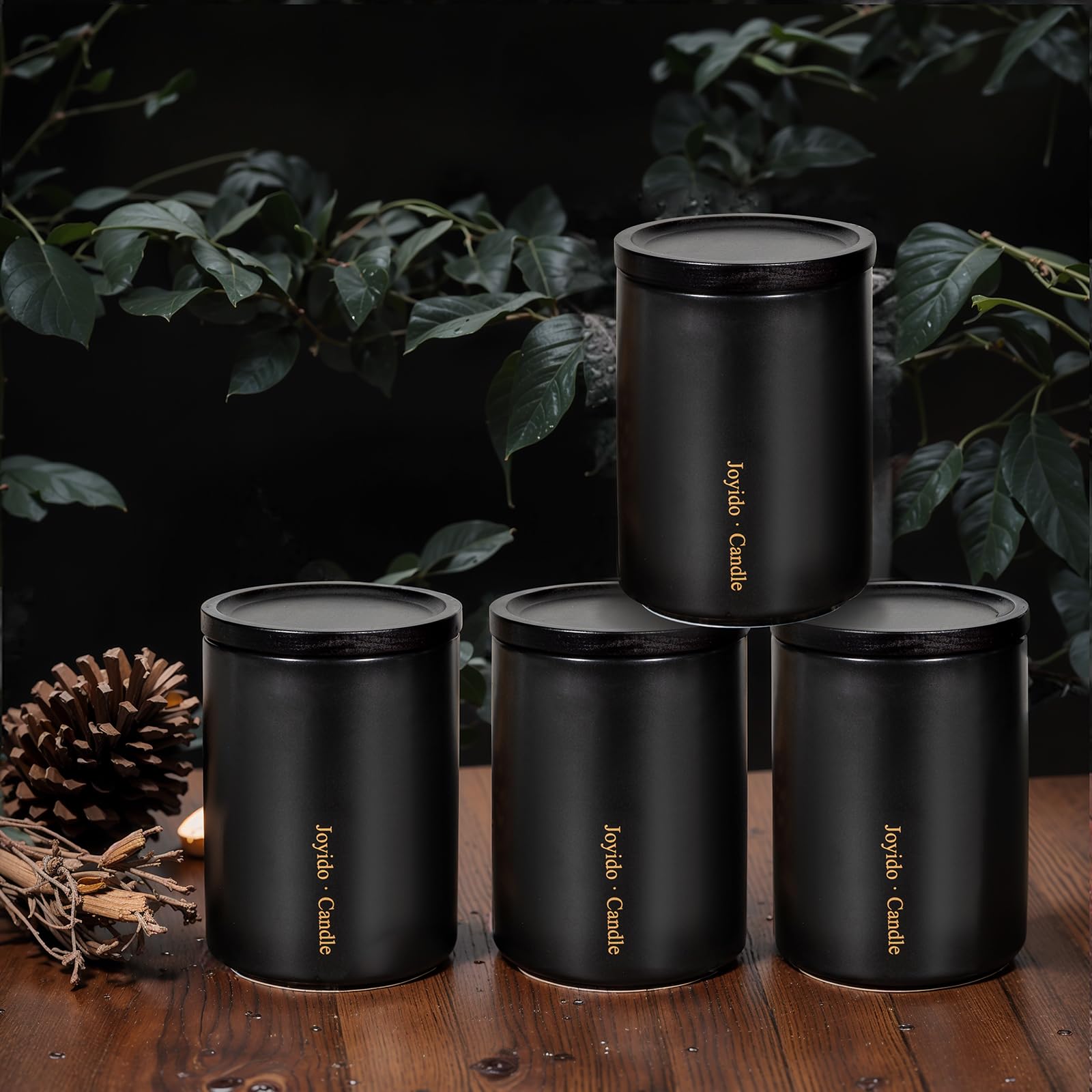Joyido bougie parfumée pour homme, arôme masculin subtil et sophistiqué