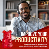 Moment détente JOYLI Nutrition: gommes sur la table, idéal pour une pause relaxante.