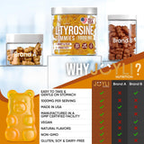 Emballage recyclable Joyli Tyrosine Gummies, fabrication américaine conforme GMP.