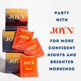JOYN bottle in a celebration setting suggesting social use