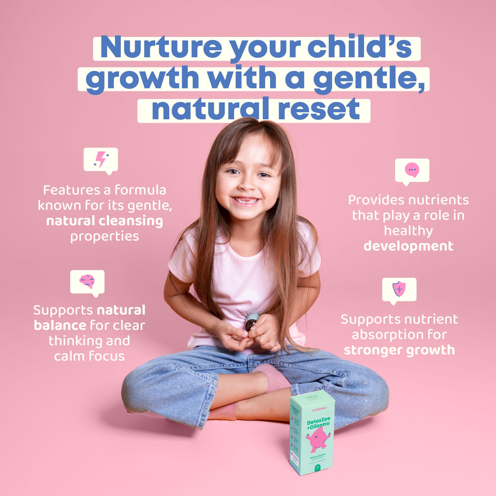 JoySpring DetoxZee bouteille pratique 30 portions pour usage quotidien