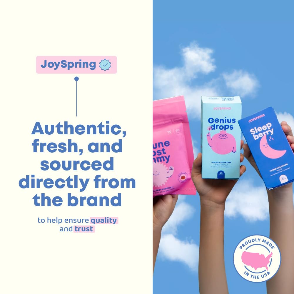 Emballage compact JoySpring DetoxZee idéal pour les familles actives.