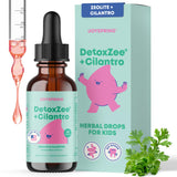 JoySpring DetoxZee gouttes cilantro pour enfants, soutien potentiel à une routine detox douce