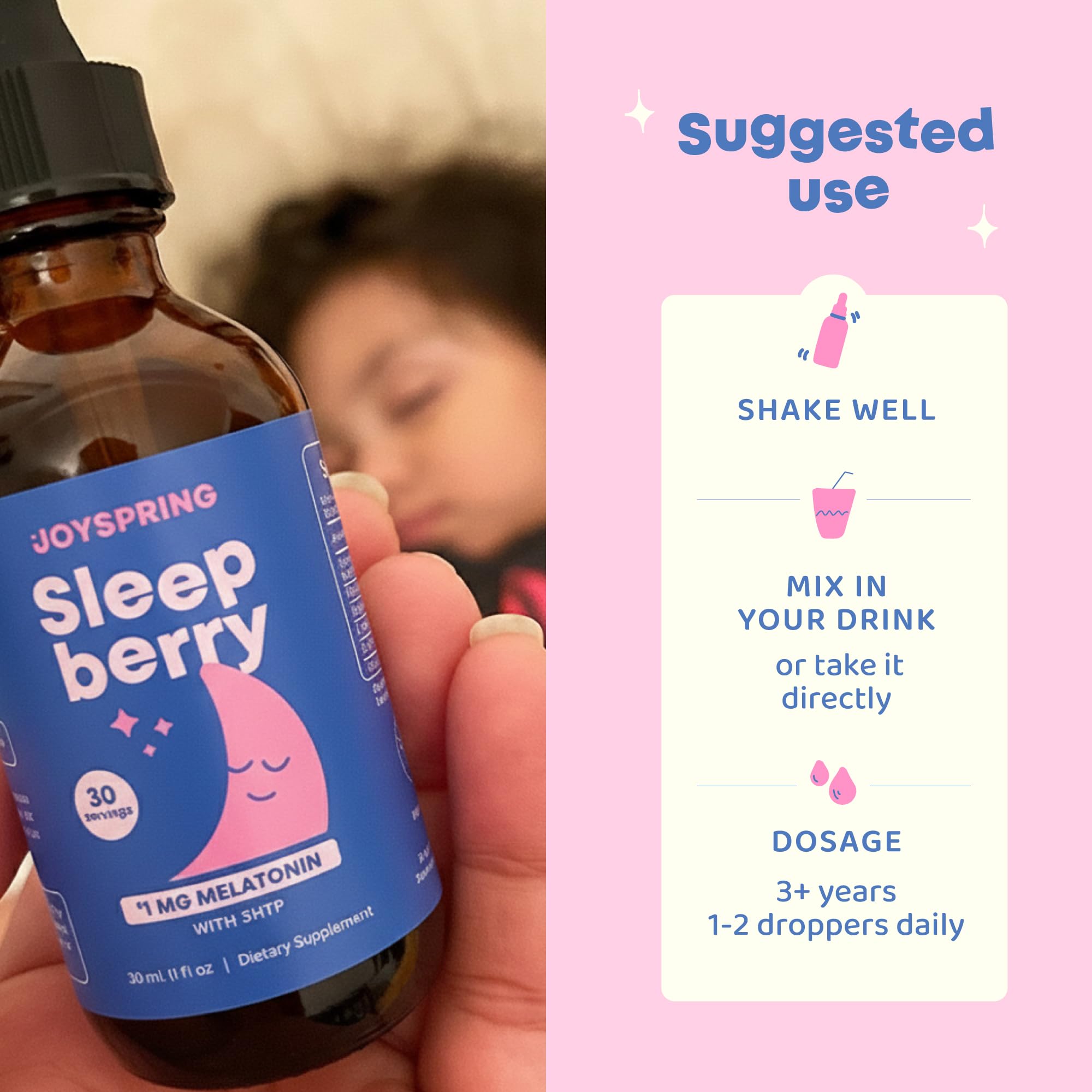 JoySpring enfant calme et serein au coucher grâce à la routine.