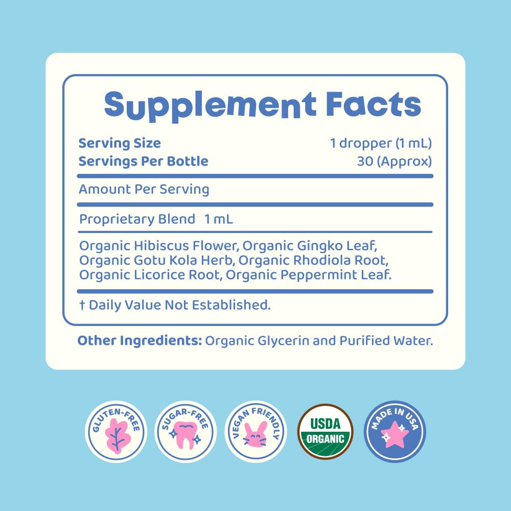 JoySpring Genius Drops Smartberry Vanille — enfant utilisant le produit lors d'un moment d'étude.