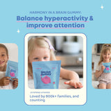 JoySpring Genius Kids Focus Gommes — texture douce et agréable en bouche pour les enfants.