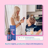 JoySpring SleepBerry elderberry et vitamine D pour une formulation naturelle.