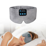 Joythink masque yeux soie bluetooth avant, confort luxueux pour endormissement facile.