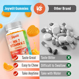 Joywiit K2 MK-7 Gummies format pratique pour emporter.