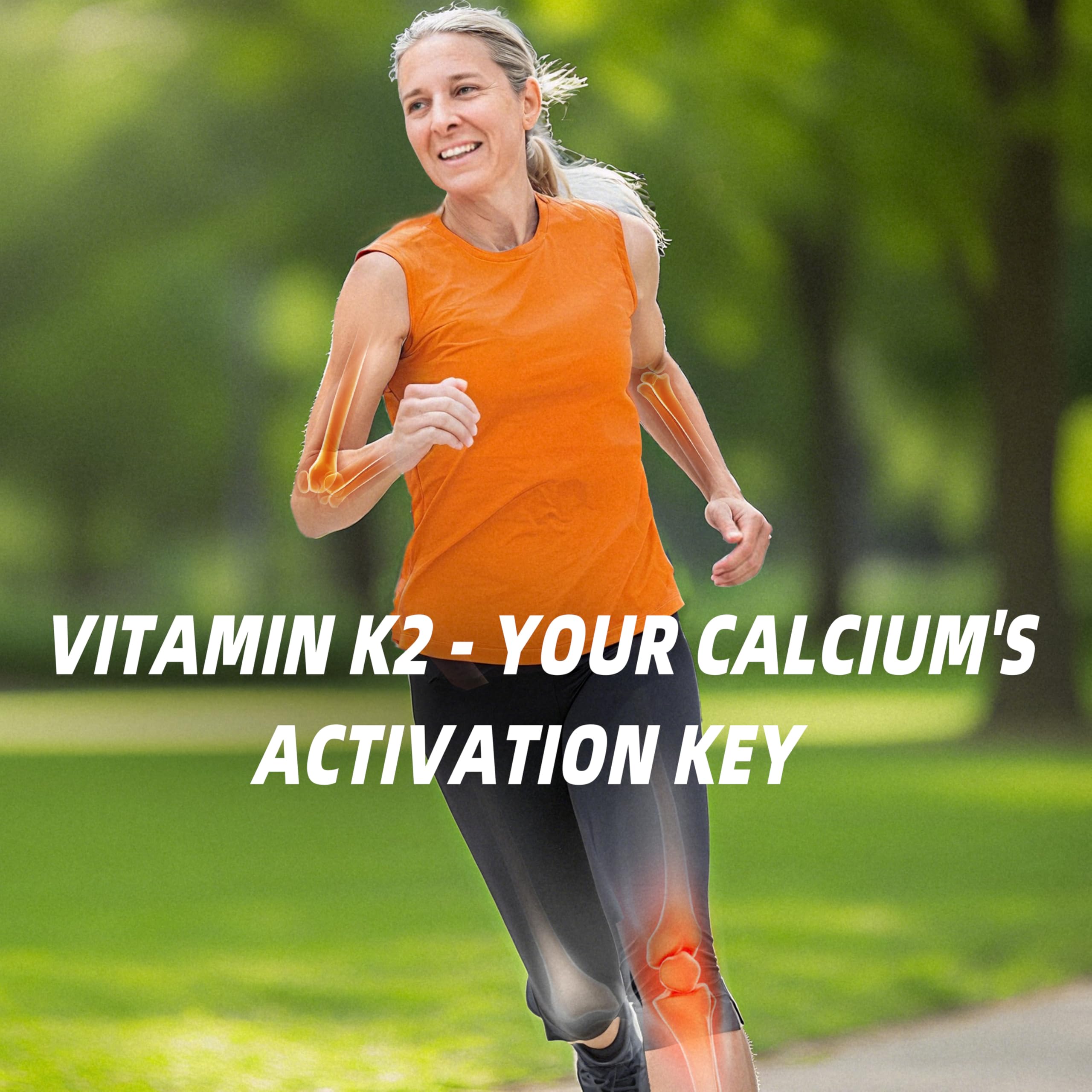 Joywiit K2 MK-7 Gummies ingrédients naturels et MK-7 biologiquement actif.