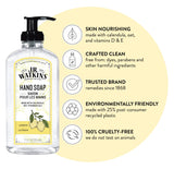 Mousse légère au citron sur les mains, J.R. Watkins Naturals.