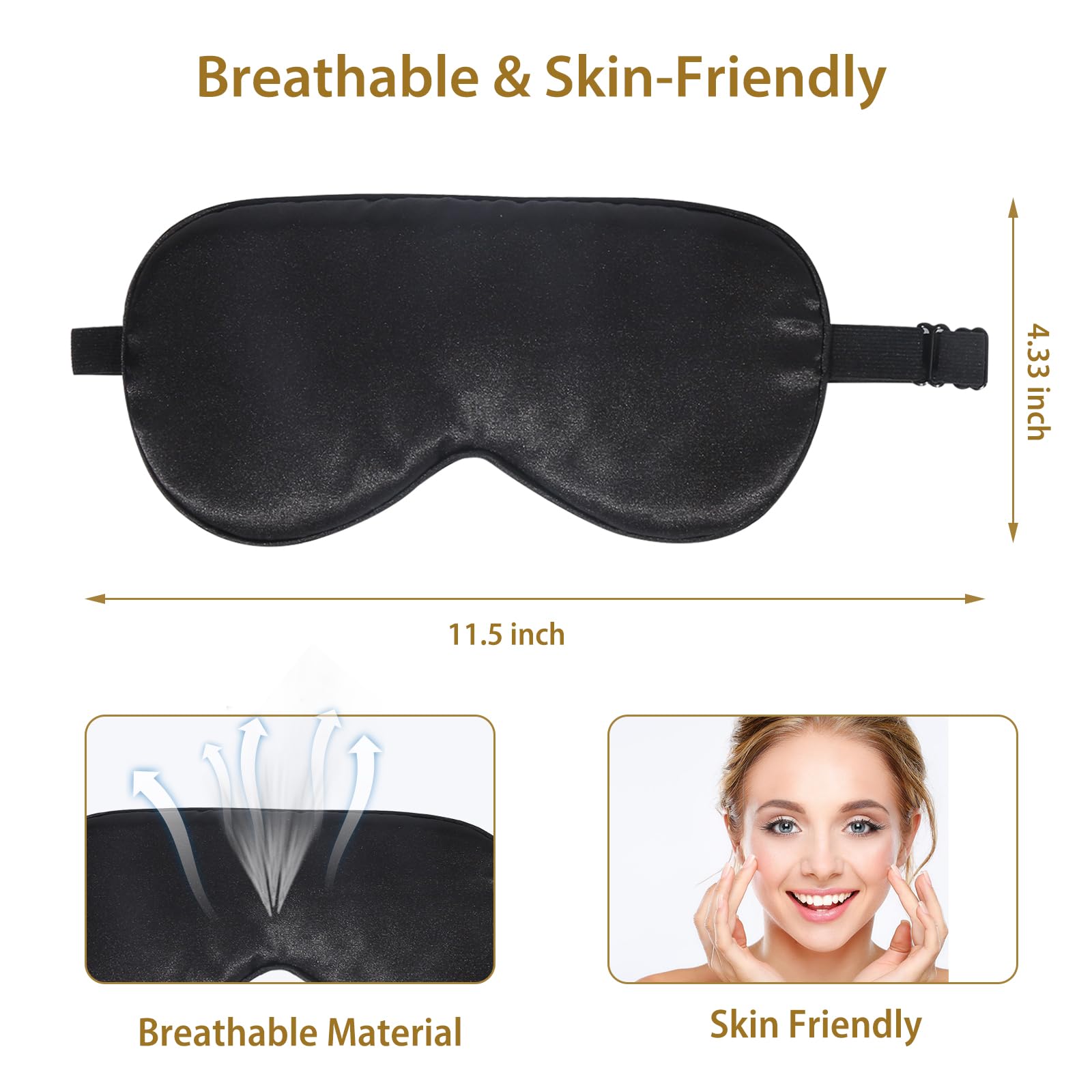 Masque JroyJoy avec bande ajustable pour un maintien sûr