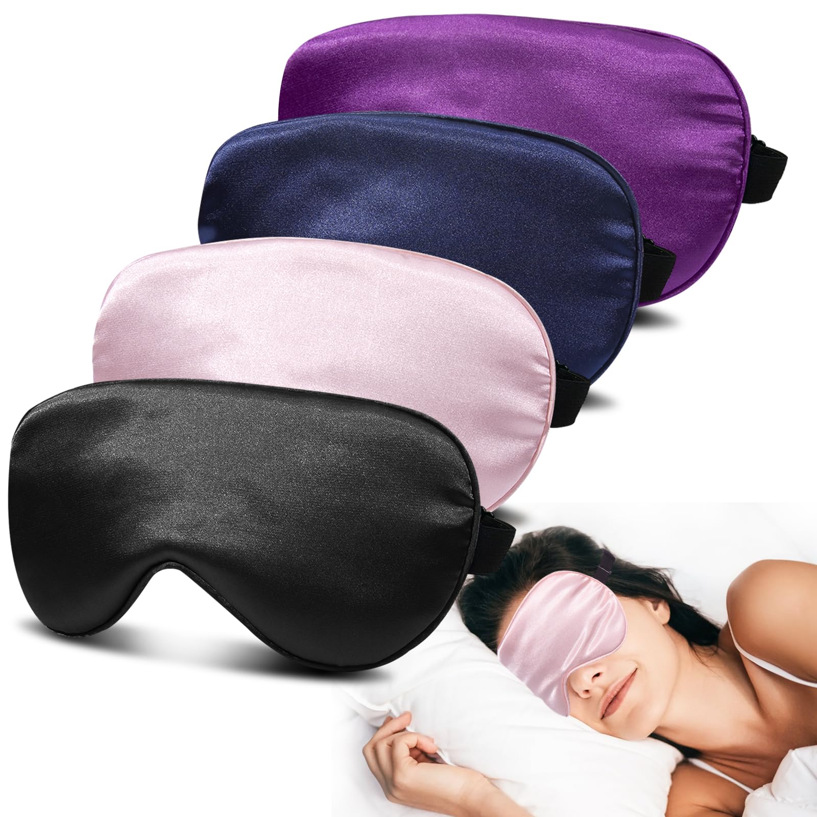 Masque JroyJoy noir offrant une obscurité totale pour un sommeil profond