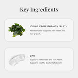 JSHealth Hair Energy – packaging sans gluten ni lactose, pratique pour divers régimes.