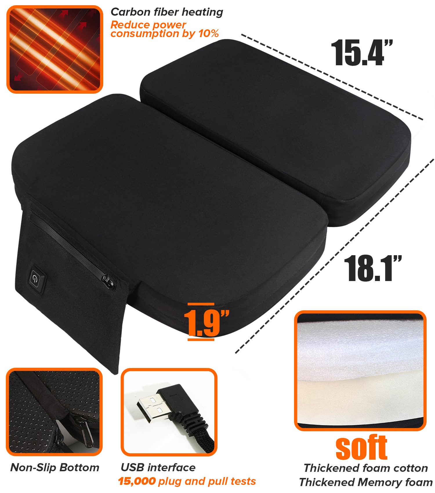 JS LifeStyle poche-batterie grande, accepte batteries jusqu'à 40 000 mAh.