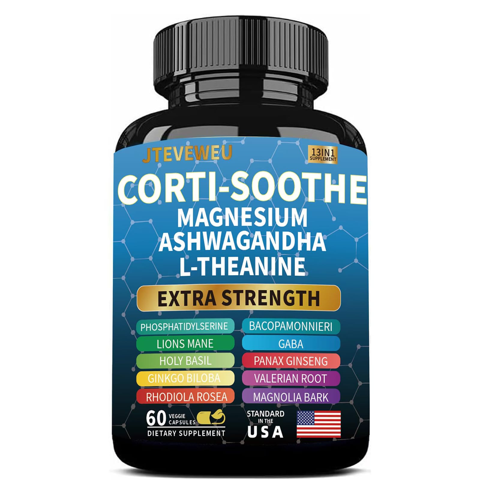 Corti-Soothe JTEVEweu dans la bouteille, soutien calme quotidien.