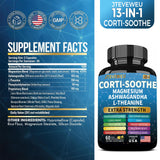 Gélules Corti-Soothe JTEVEweu, format pratique pour routine anti-stress.