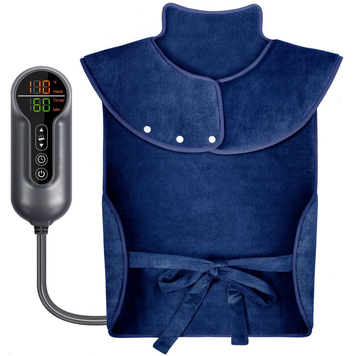 Jubeoyey bandeau chauffant dos et épaules offre chaleur ciblée pour soulager les tensions.