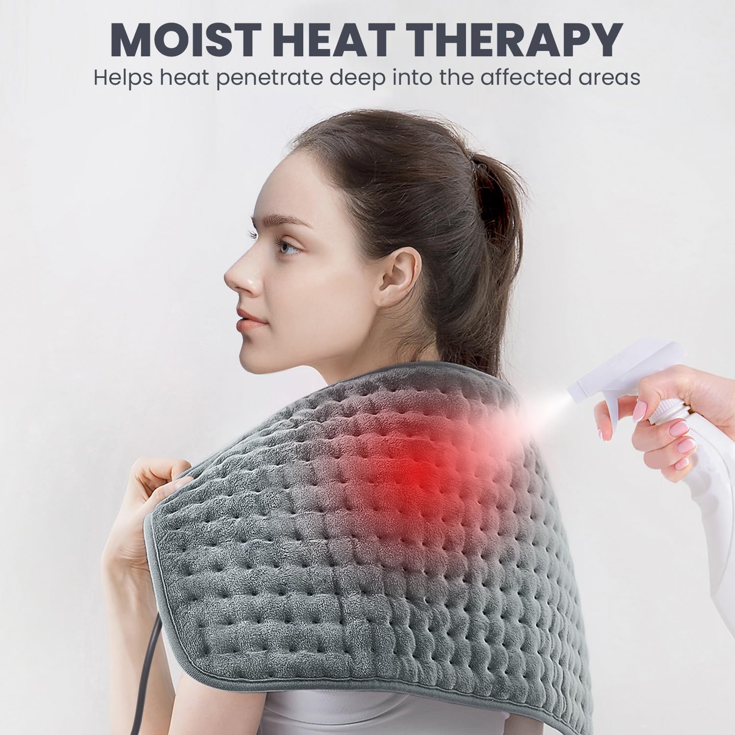 Jubeoyey compresse thermique ventre, confort thermique ciblé pour le ventre.