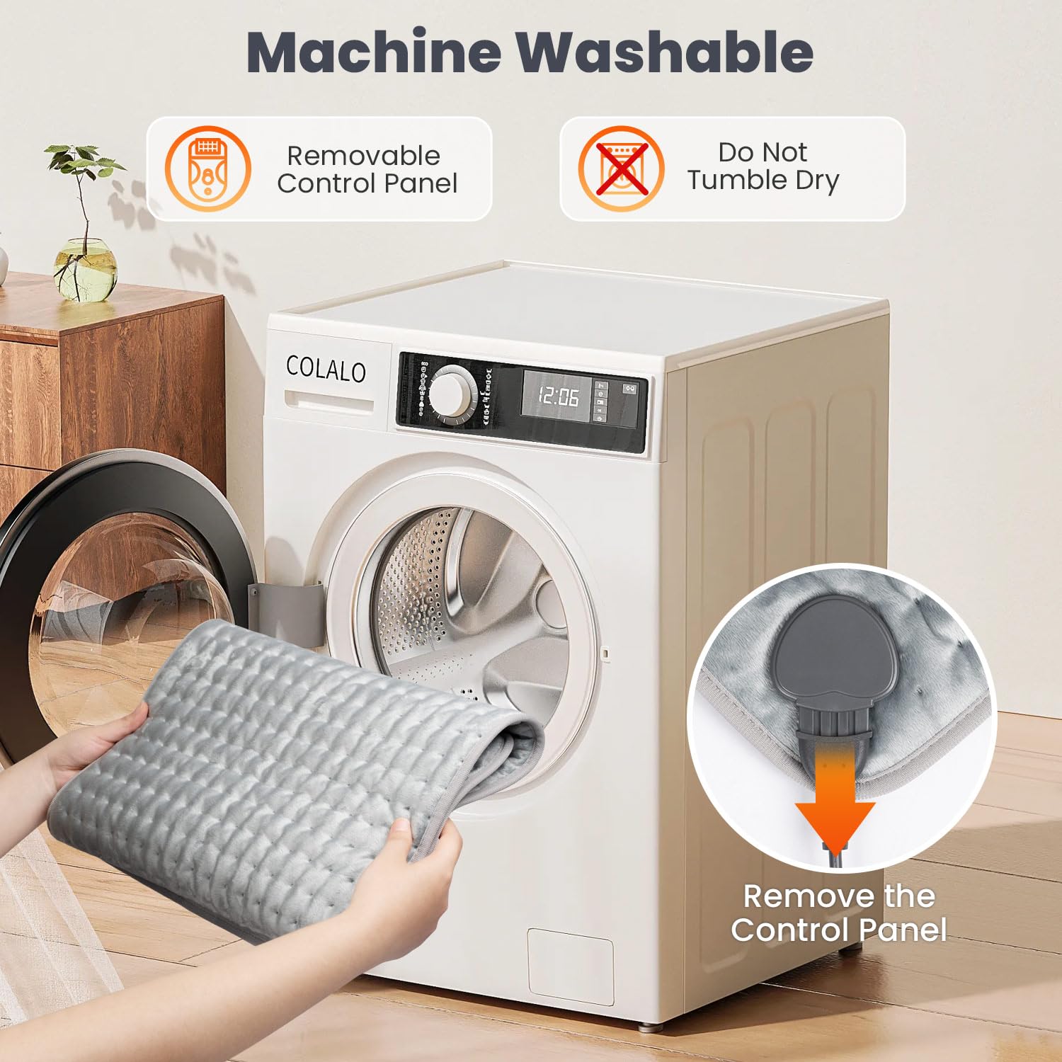 Jubeoyey lavage-machine facile pour l’entretien.