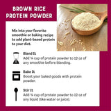 Judee's Protéine Riz Brun Cuisine Protéinée pour plats variés.