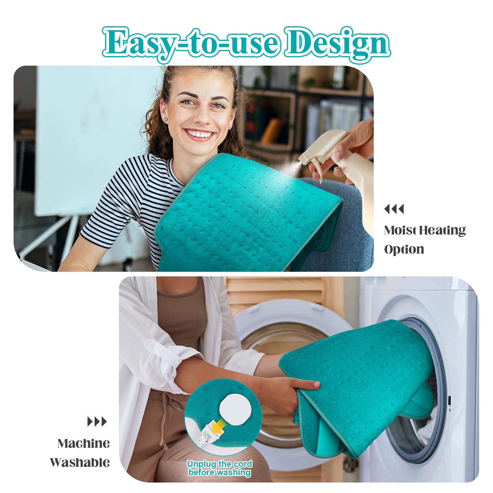 Juena micropluche ultra-douce et lavage en machine facilitent l’entretien.