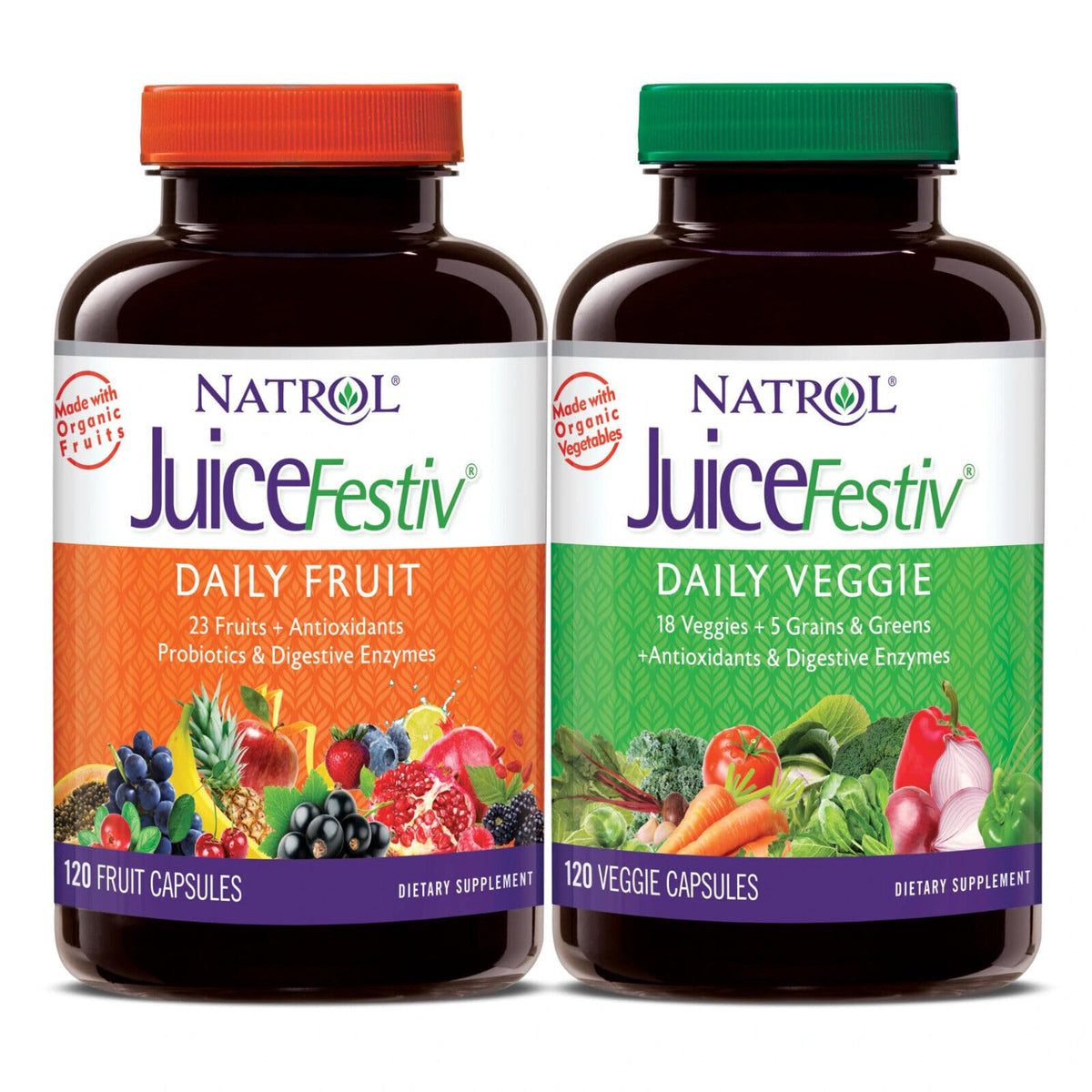 Juice Festiv: bouteille compacte pratique pour un apport nutritionnel quotidien