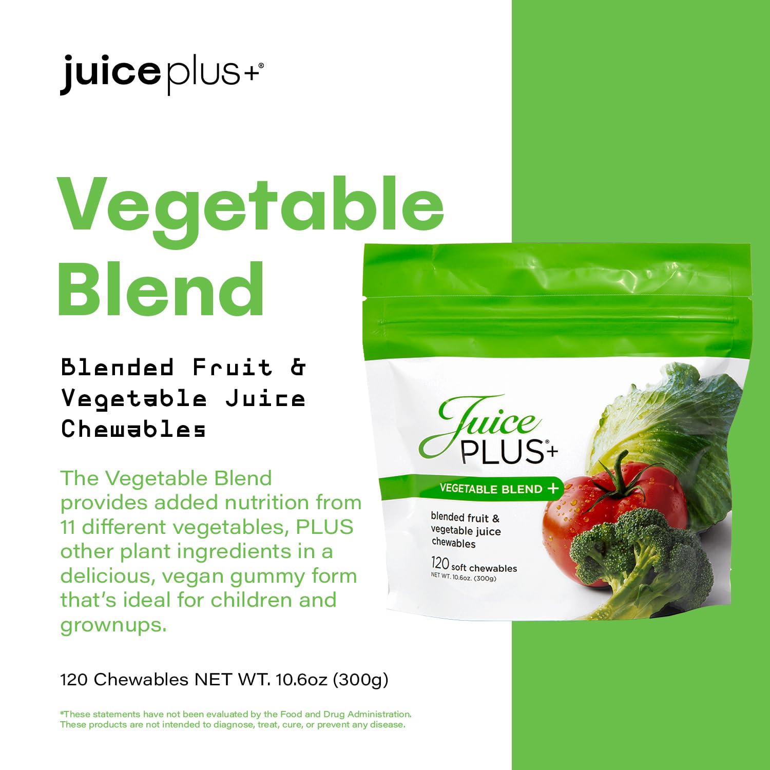 Juice Plus+ bonbons véganes: format facile pour toute la famille