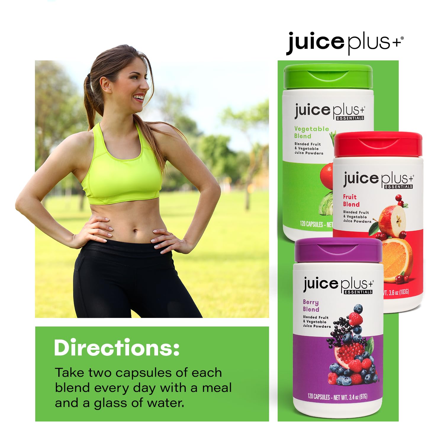 Emballage prêt à l'emploi : lot de 3 bouteilles Juice Plus+.