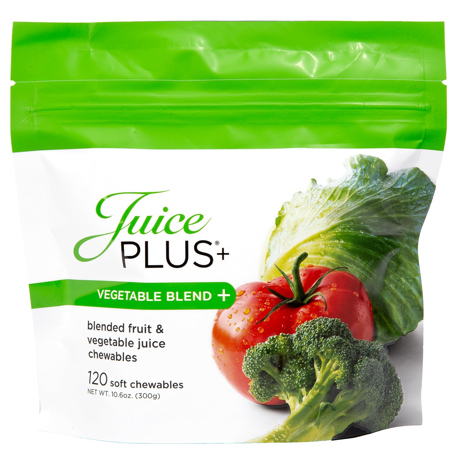 Juice Plus+ gommes véganes: texture moelleuse et format pratique
