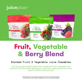 Juice Plus+ solutions santé quotidiennes, goût agréable et pratique.
