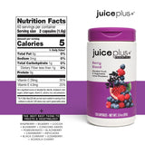 Utilisation quotidienne simple : capsule Juice Plus+ avec un verre d'eau.